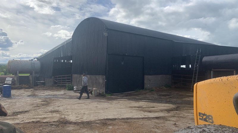 Agricultural buildings painted in Clogheen