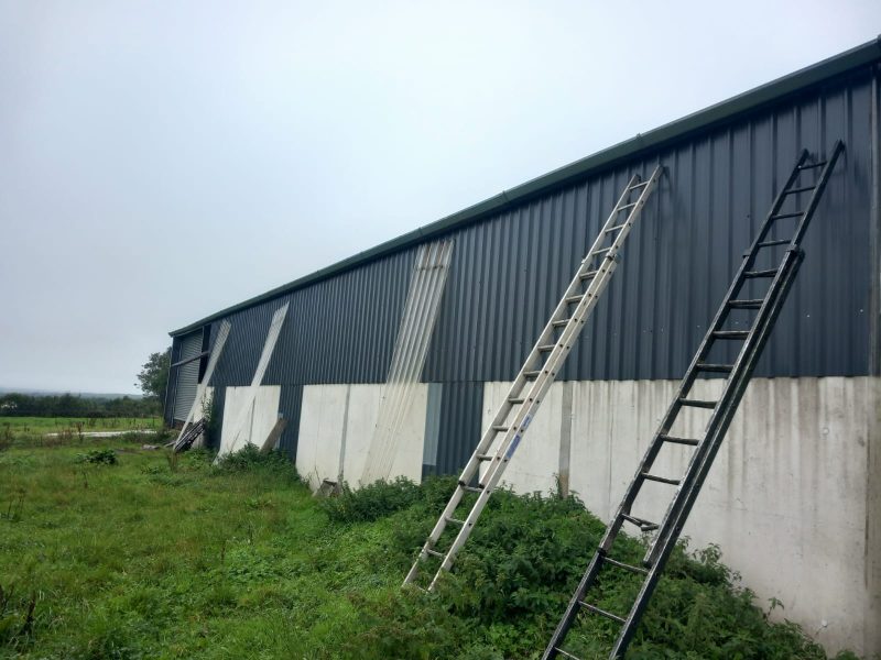 Farmyard buildings, industrial buildings cleaned Marlfield