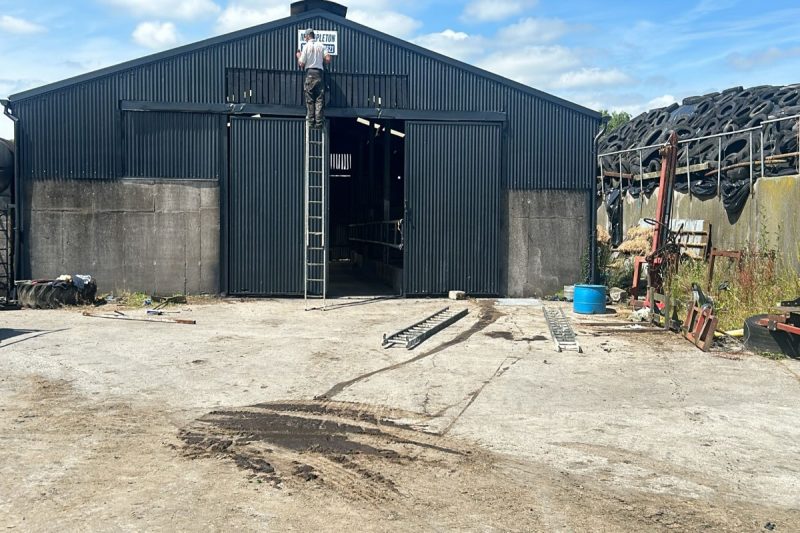 Farmyard buildings, industrial buildings cleaned Ballina